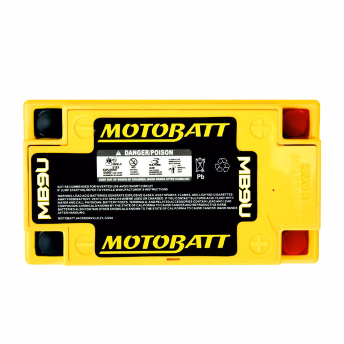 Motobatt MB9U AGM motobaterie 12V 11Ah 140A | Náhrada YB9-A, YB9-B, YB7L-B | Oficiální CZ distribuce