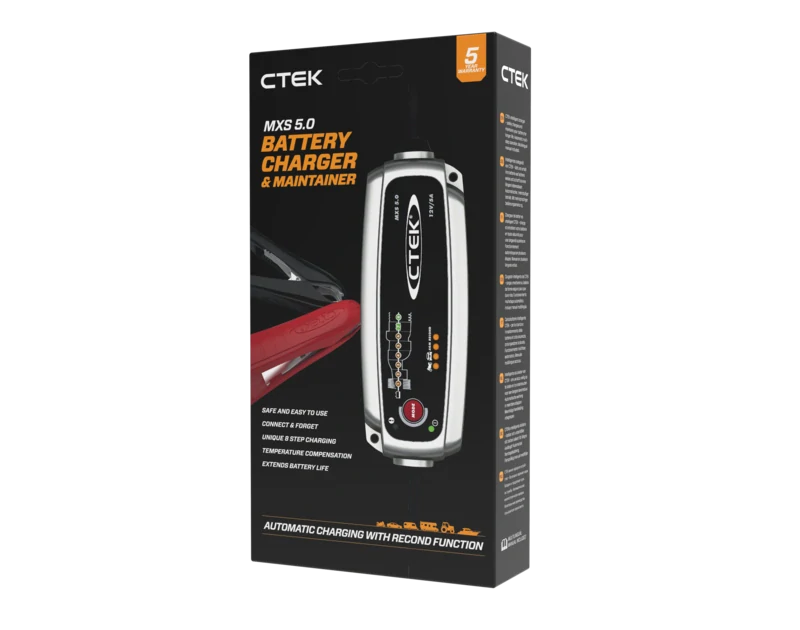*CTEK Nabíječka MXS 5.0, 12V 0.8A/5A s teplotním čidlem