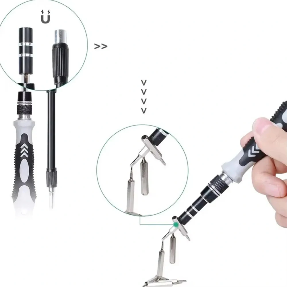 *Sada přesných šroubováků Extralink, 118 v 1 Torx šroubováky a přesné nástroje