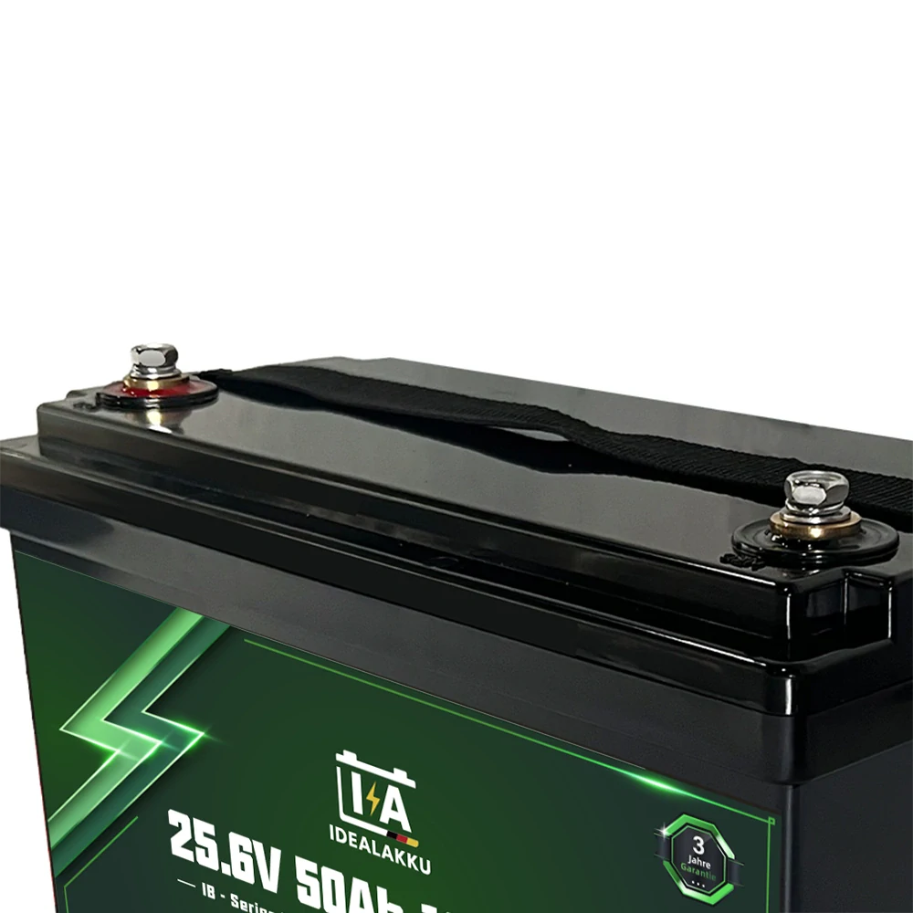 Idealakku IB-24-50 Baterie LiFePO4 24V 50Ah 1280Wh | Smart BMS s Bluetooth | Idealakku.de | 