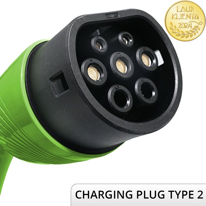 Qoltec 52720 Mobilní nabíječka Qoltec 2 v 1 Typ 2 – 11kW | 400 V | CEE 16A | Wi-Fi | TUYA | SMART LIFE | Nastavitelný proud | 5 m kabel