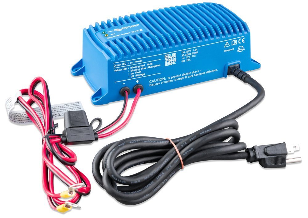 Victron Energy Victron BlueSmart IP67 12V/17A Bluetooth nabíječka baterií – voděodolná LiFePO4, AGM, GEL