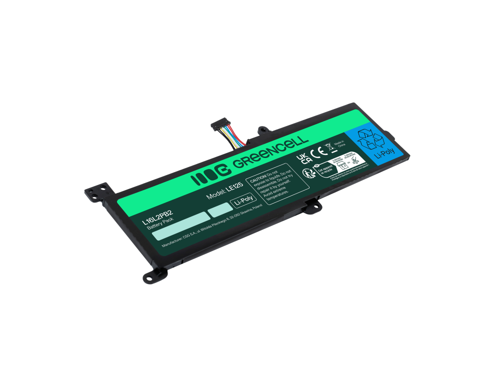 *Green Cell LE125 Baterie Lenovo IdeaPad 320-14IKB 320-15ABR 320-15AST 320-15IAP 320-15IKB 320-15ISK 330-15IKB 520-15IKB 3500mAh Li-Pol