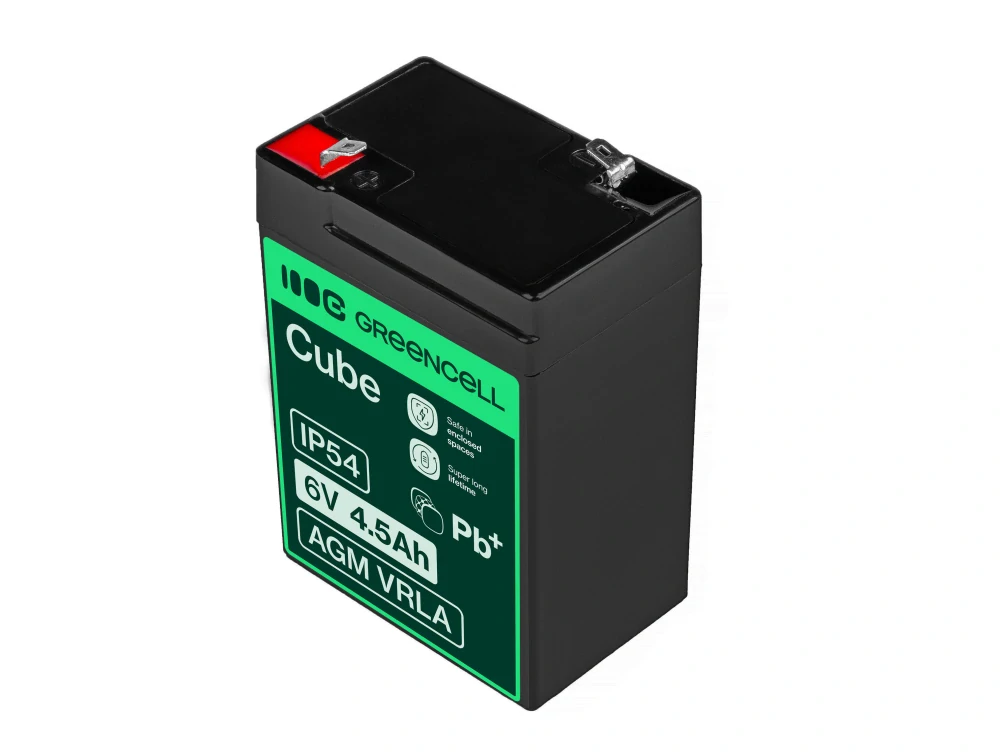 *Green Cell AGM Baterie 6V 4.5Ah