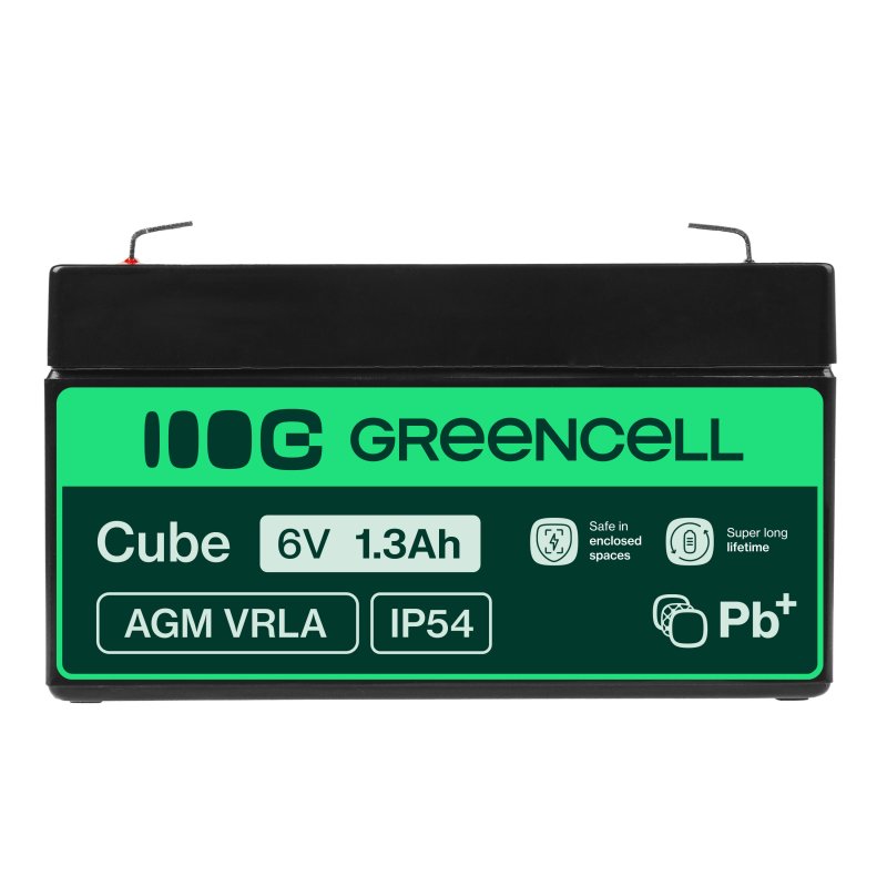 *Green Cell AGM Baterie 6V 1.3Ah