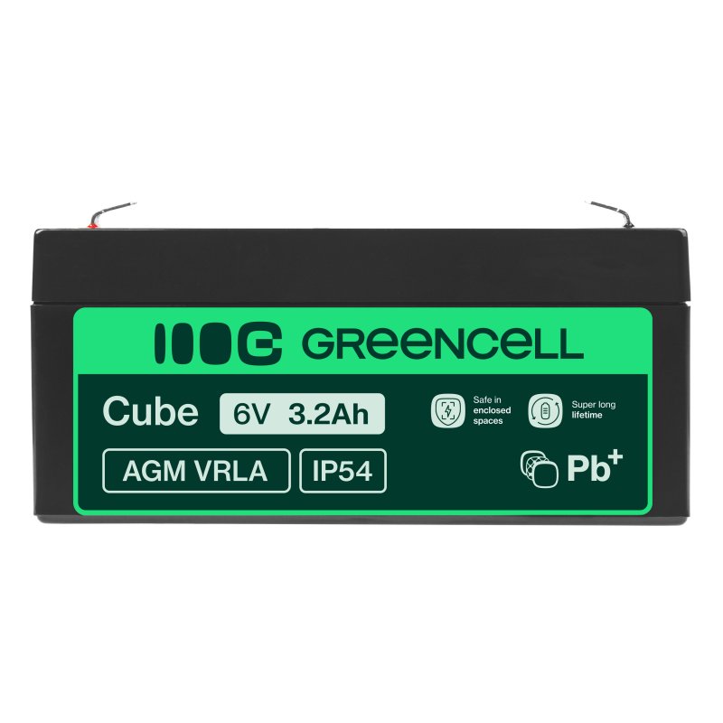 *Green Cell AGM Baterie 6V 3.3Ah