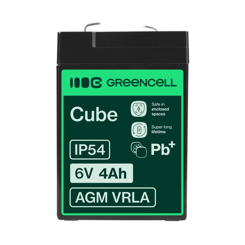 *Green Cell AGM Baterie 6V 4Ah