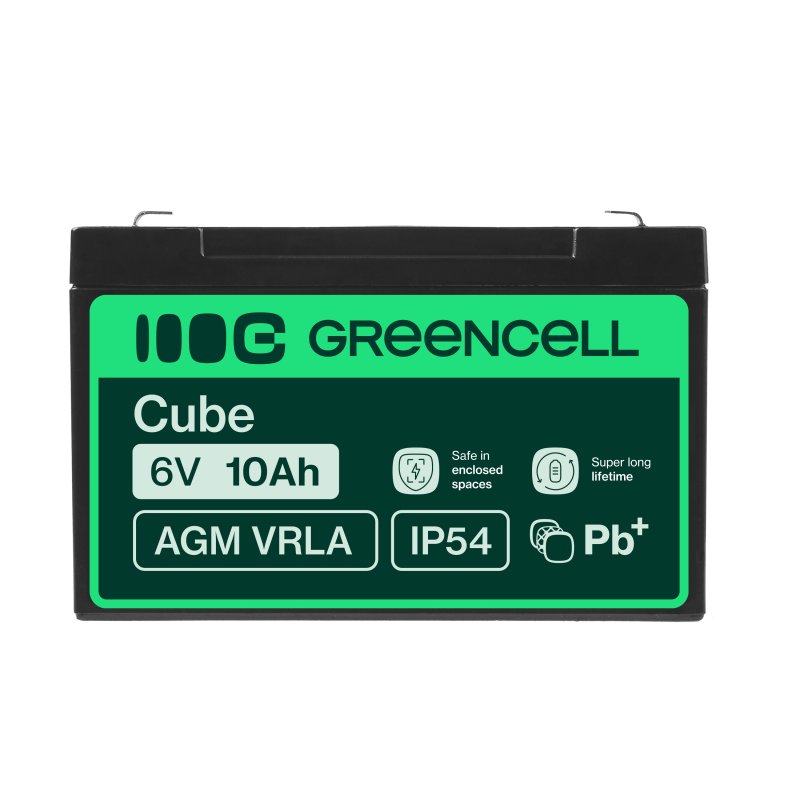 *Green Cell AGM Baterie 6V 10Ah