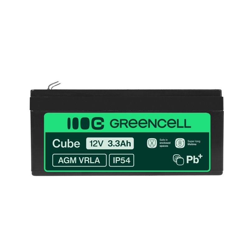 *Green Cell AGM Baterie 12V 3.3Ah