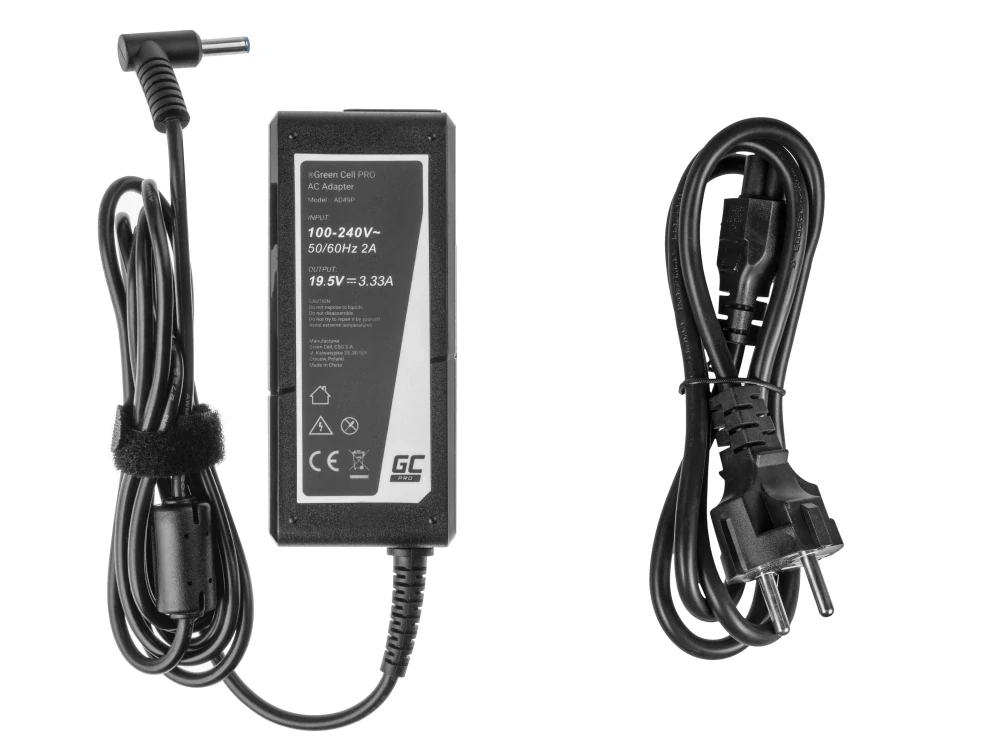 *Green Cell AD49P Nabíječka adaptér pro HP 250 G2 G3 G4 G5 15-R 15-R100NW 15-R101NW 15-R104NW 15-R233NW 15-R253NW 19,5V 65W