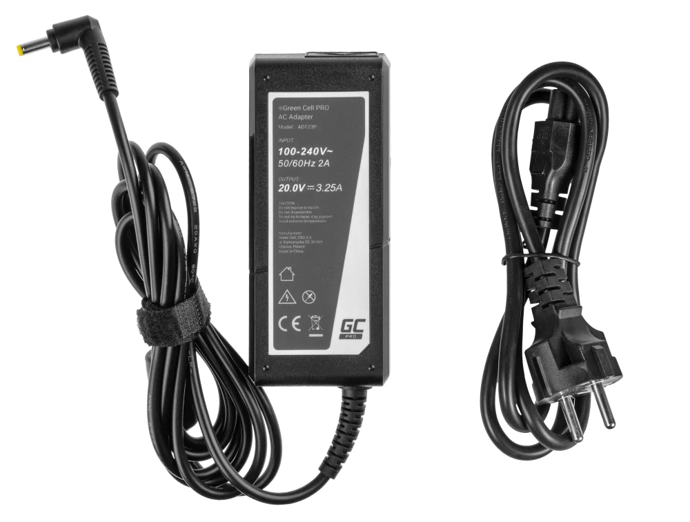*Green Cell AD123P Nabíječka adaptér pro Lenovo IdeaPad 100-15IBD 110-15ACL 110-15ISK 310-15ISK 320-15IKB 320-15ISK 20V 65W
