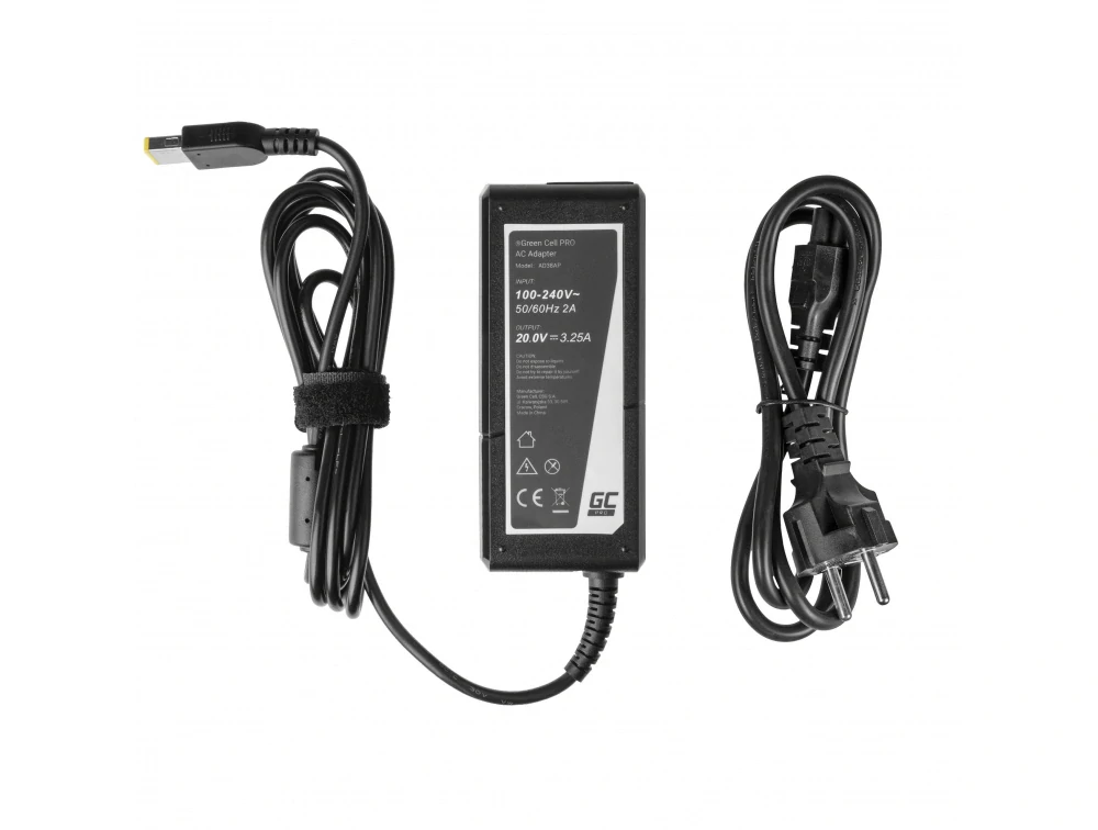 *Green Cell AD38AP Adaptér Nabíječka Lenovo B50 G50 G50-30 G50-45 G50-70 G50-80 G500 G500s G505 G700 G710 Z50-70 20V 3.25A 65W
