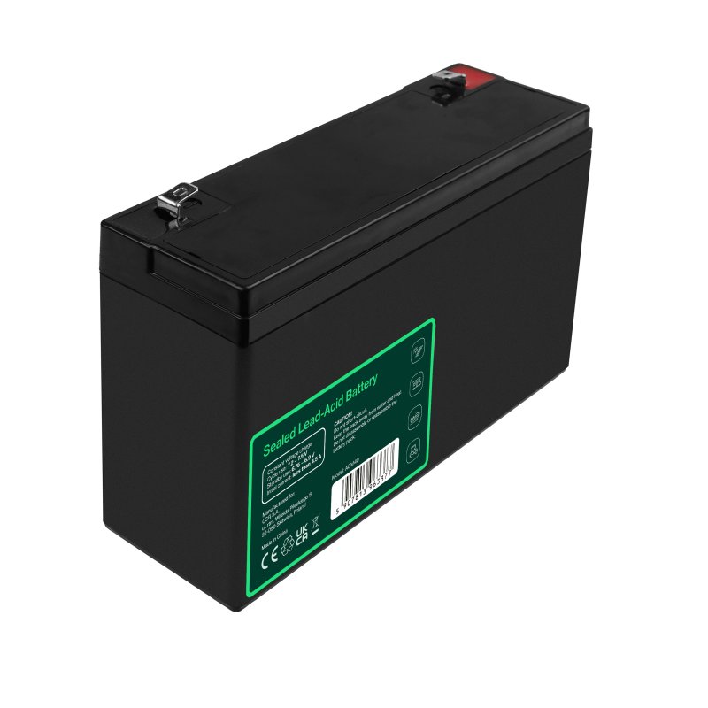 *Green Cell Bezúdržbová baterie AGM VRLA Green Cell 6V 15Ah pro poplašné systémy a hračky