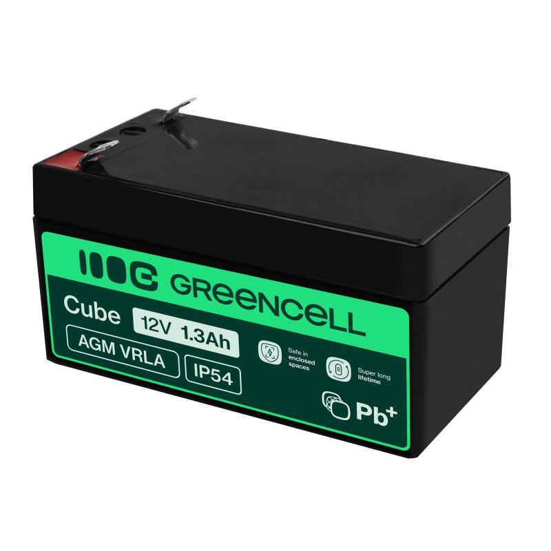 *Green Cell AGM baterie 12V 1.3Ah