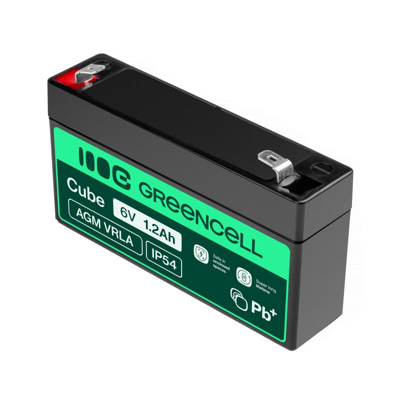 Green Cell AGM Baterie 6V 1.2Ah