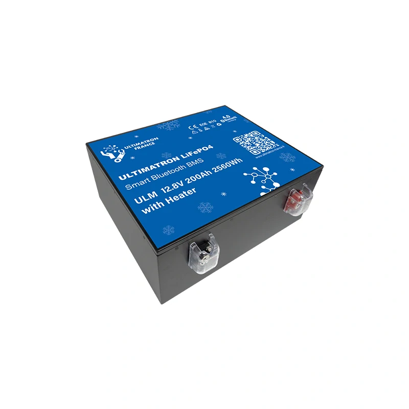 *❄️Baterie Ultimatron ULM-12-200H LiFePO4 12,8V 200Ah 2560Wh Ultimatron Smart BMS s vyhříváním – pod sedadlo