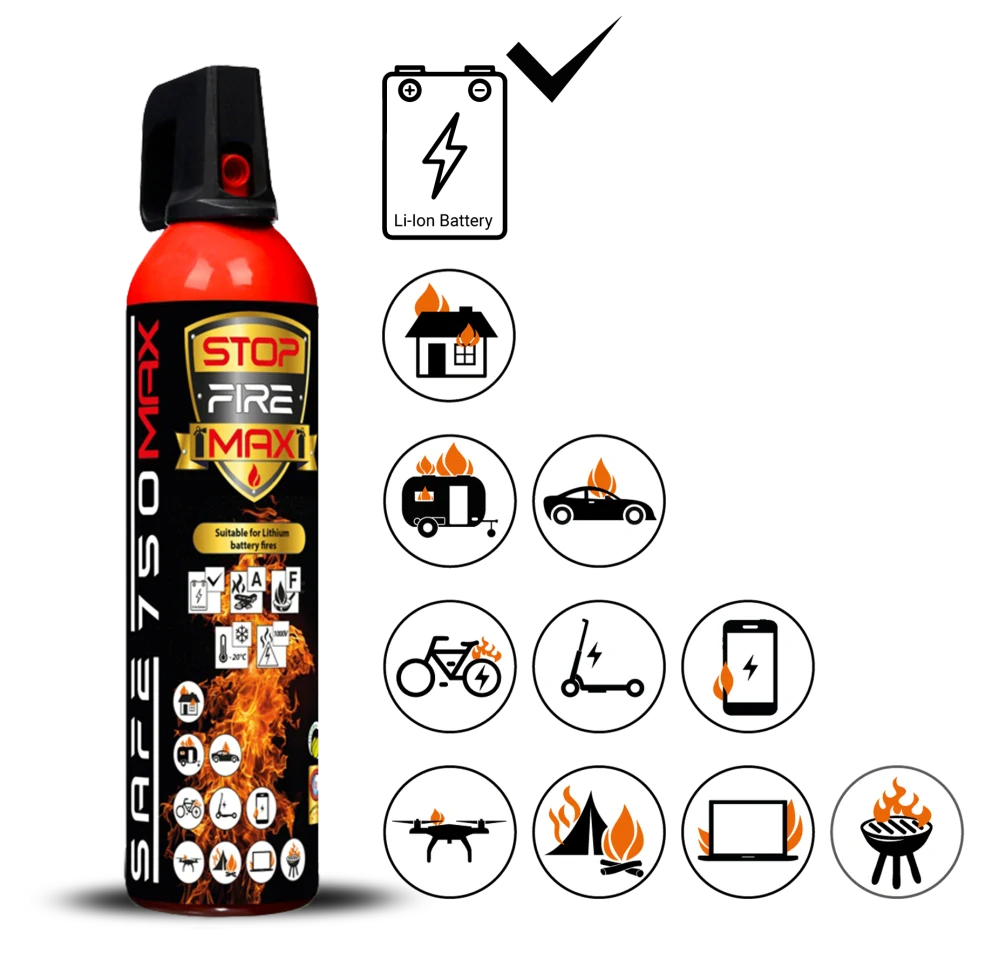 SET Hasicí sprej SAFE 750 MAX + držák SAFE 75F