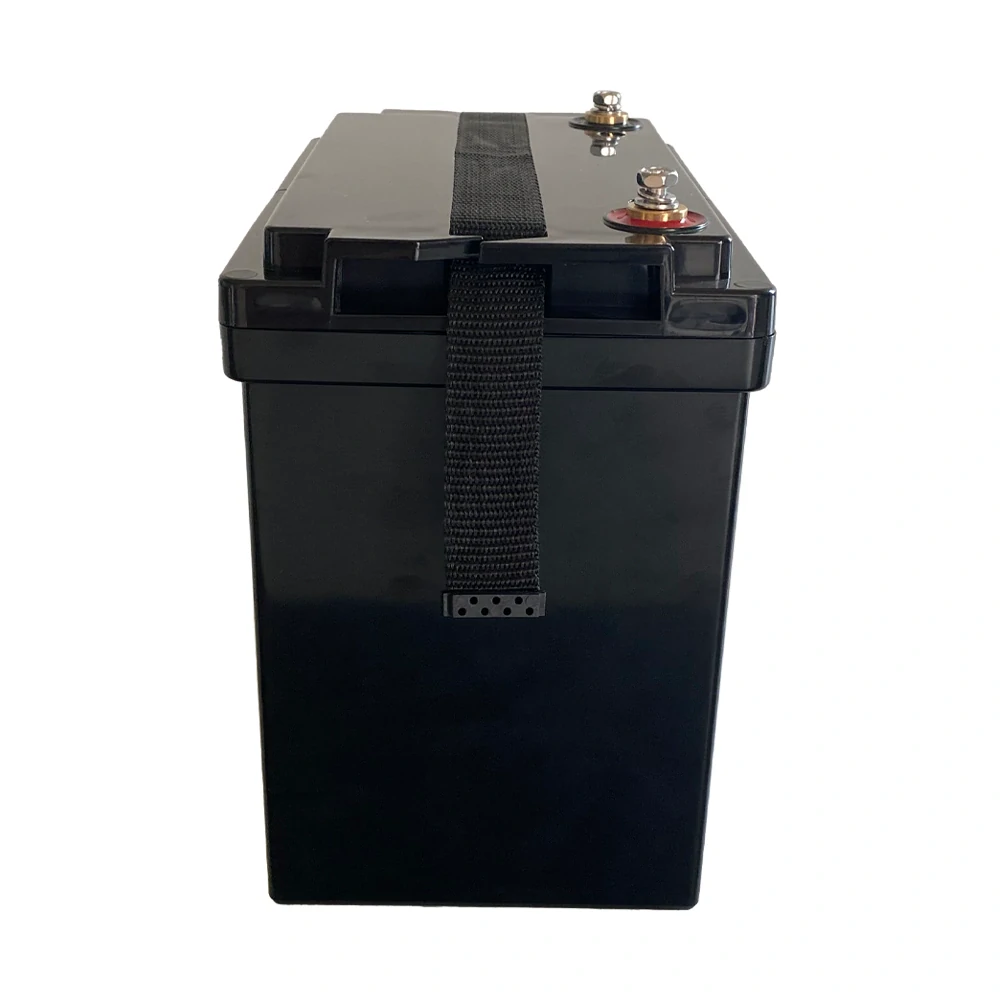 *IB-12-100-MINI Idealakku Baterie LiFePO4 12,8 V 100Ah 1280Wh | MINI | Smart BMS s Bluetooth | Idealakku.de | Kompaktní rozměry 228*145*208 mm