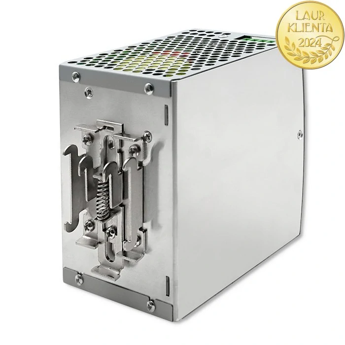 Qoltec 50901 – Průmyslový napájecí zdroj na DIN lištu 480 W / 24 V / 20 A