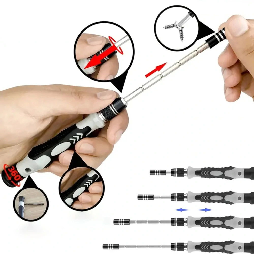 *Sada přesných šroubováků Extralink, 118 v 1 Torx šroubováky a přesné nástroje