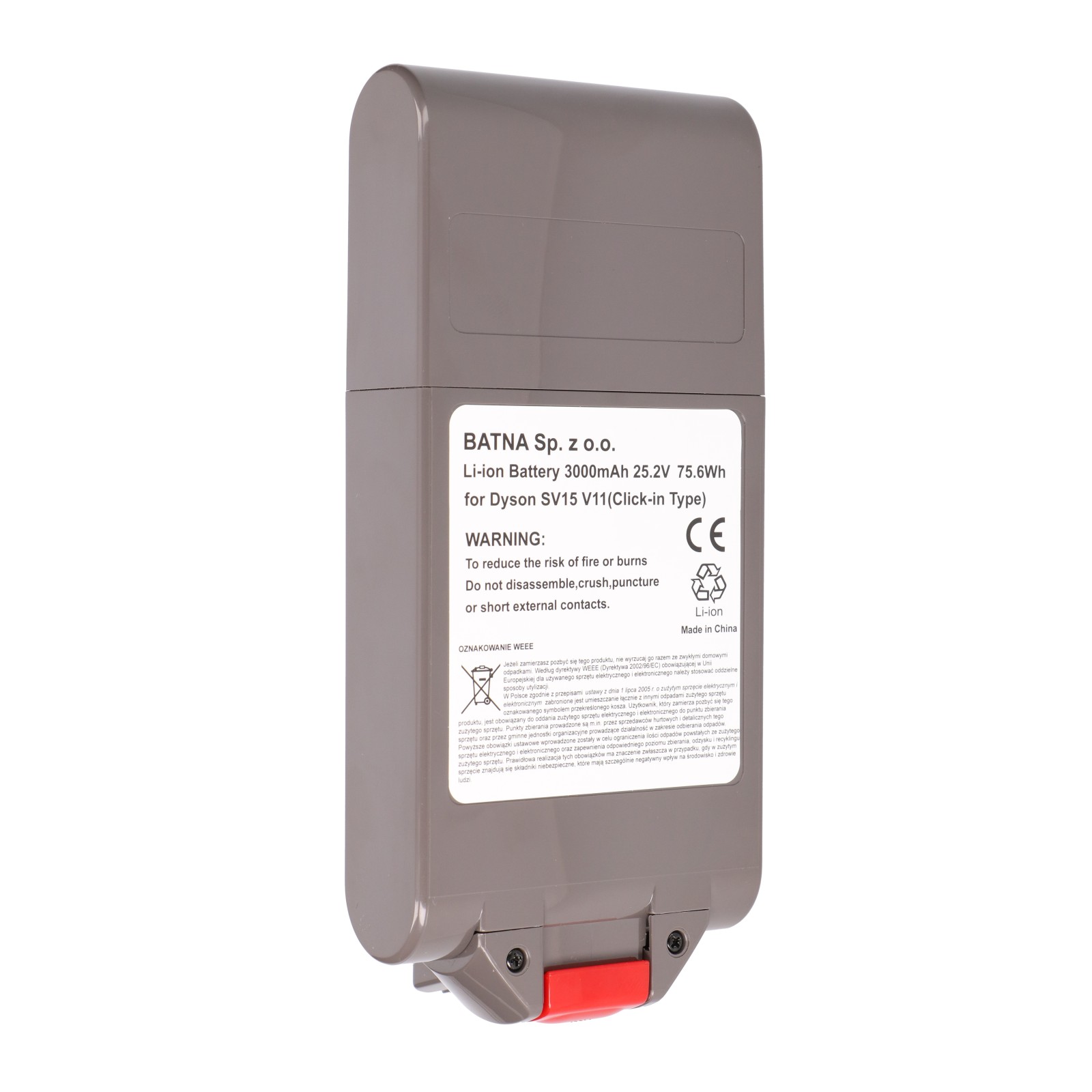 *Baterie Dyson V11 (KLIKNOUT TYP),Dyson Outsize,Detect,Detect Absolute,Detect Extra,Detect Submarine 25.2V 3000mAh 25.2V 3000mAh
