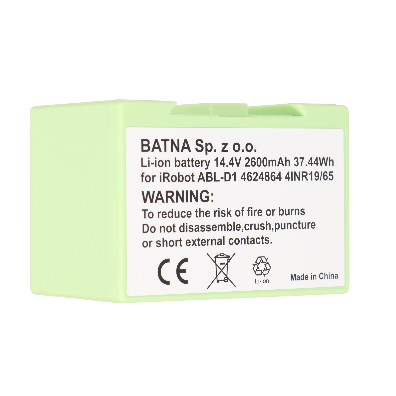 *Baterie ROOMBA E5,E6,I3,I4,I6,I7,I8,J5,J6,J7,J8 14.4V 2600mAh
