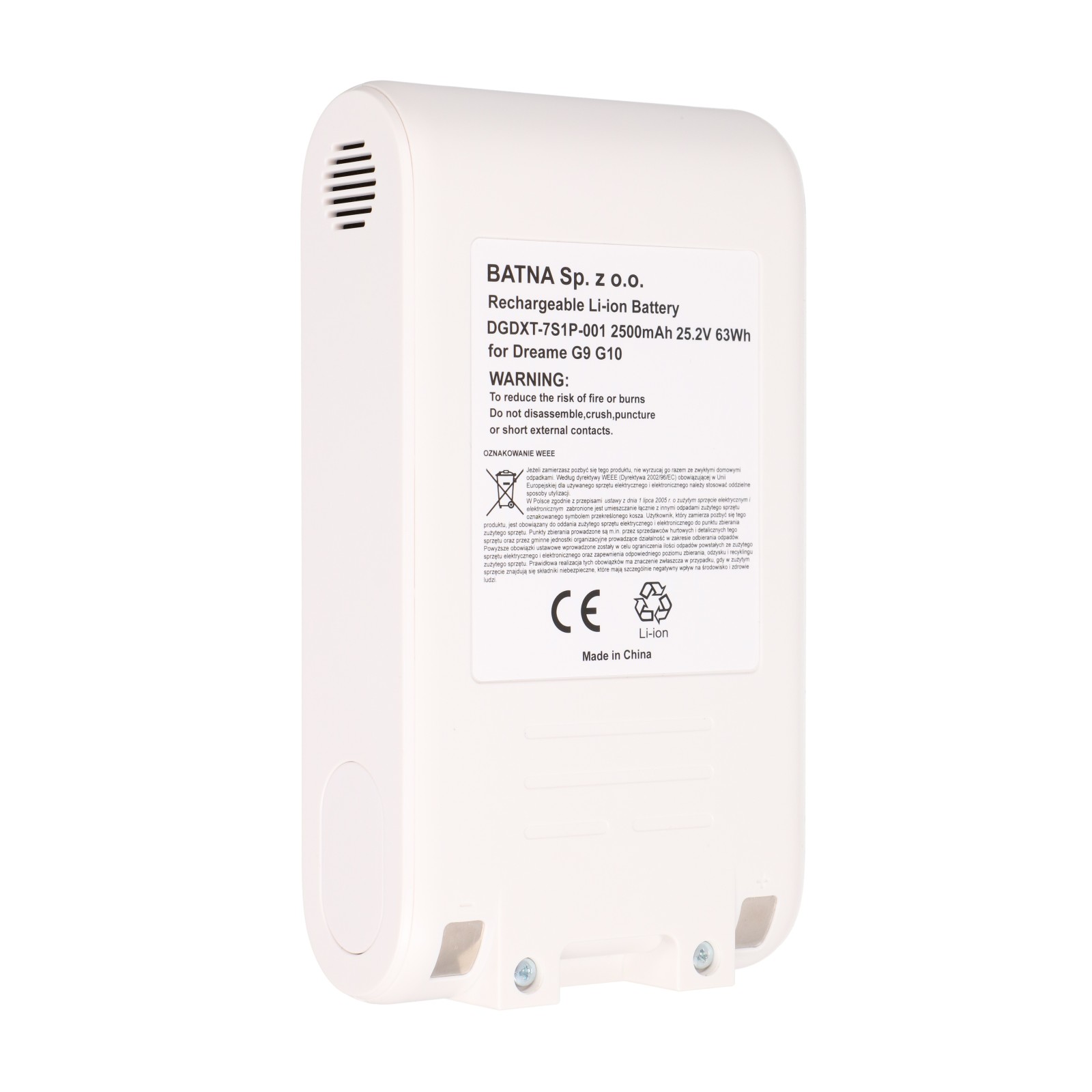 *Baterie DREAME G9 / G10 / T10 / R10 / P2045 25.2V 2500mAh