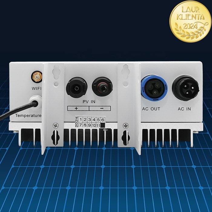 Qoltec 53867 Solární měnič pro ohřev vody ECO Solar Boost | MPPT | BYPASS | LCD | 3kW/4kW | Wi-Fi