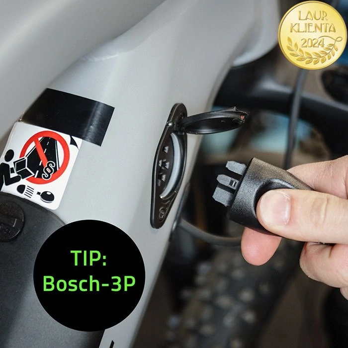 *Qoltec 52613 Nabíječka pro elektrokolo Qoltec 42V 2A | Bosch 3-pin konektor | Nabíječka baterie 36V e-bike