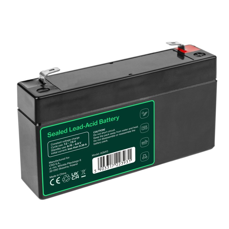 *Green Cell AGM Baterie 6V 1.3Ah