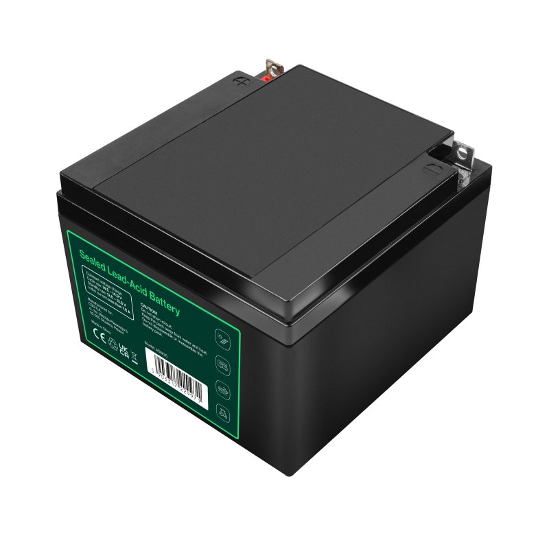 Green Cell AGM Baterie 12V 26Ah pro sekačku, člun nebo invalidní vozíky