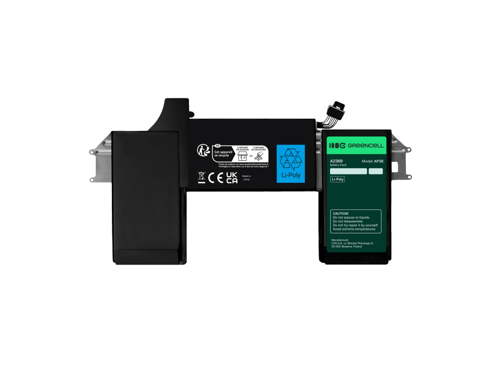 Green Cell AP38 Baterie Apple A2389 do Apple MacBook Air M1 13 A2337 (2020) 2700mAh Li-Pol