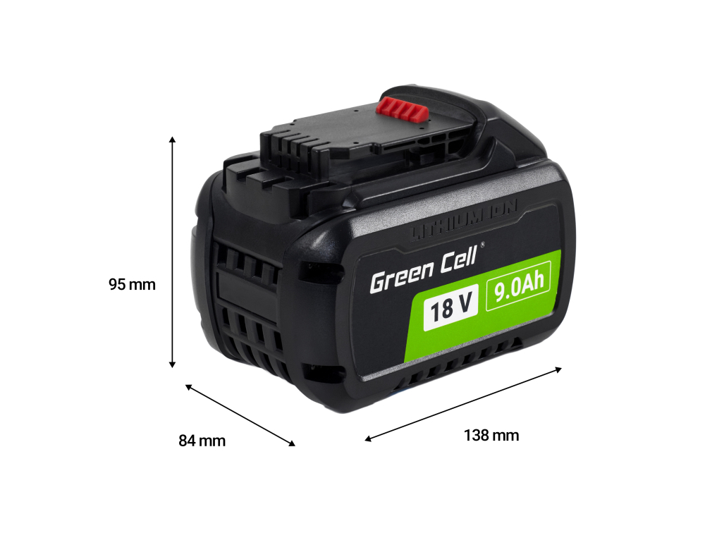 Baterie Green Cell PTDW18V9 Dewalt DCB547 DCB548 DeWalt XR 18V 9Ah FLEXVOLT 54V 3Ah Li-Ion