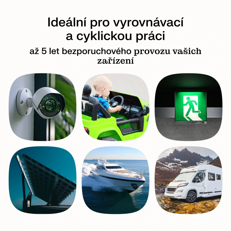 *Green Cell Cube AGM VRLA IP54 Baterie 6V 4Ah bezúdržbová baterie
