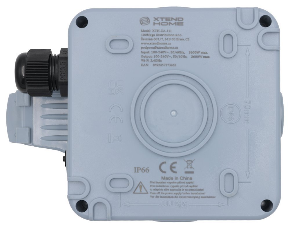*Xtend Home chytrá venkovní zásuvka IP66