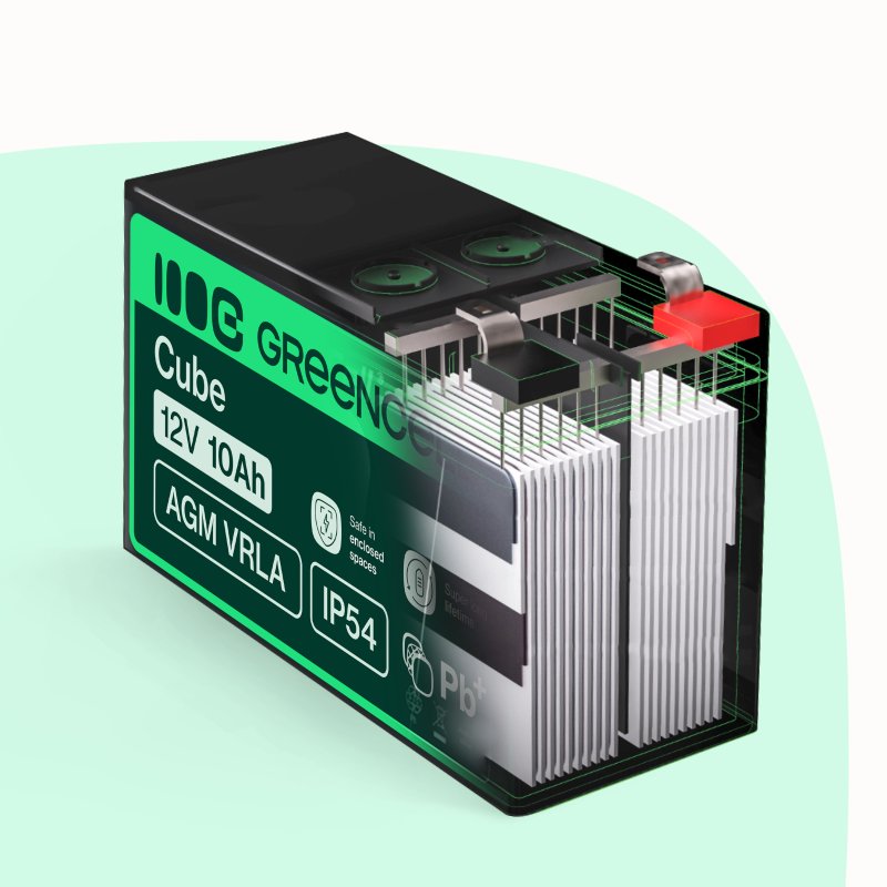 *Green Cell AGM Baterie 6V 14Ah