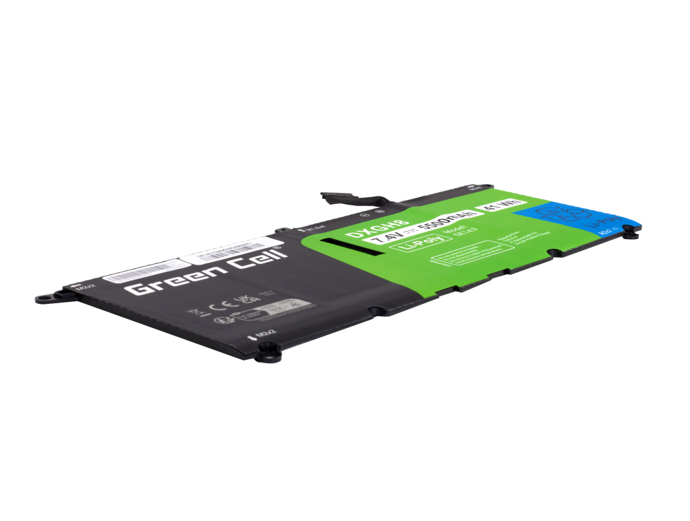 *Green Cell DE143 Baterie Dell DXGH8, Dell XPS 13 9370 9380, Dell Inspiron 13 3301 5390 7390, Dell Vostro 13 5390 5500mAh Li-Pol