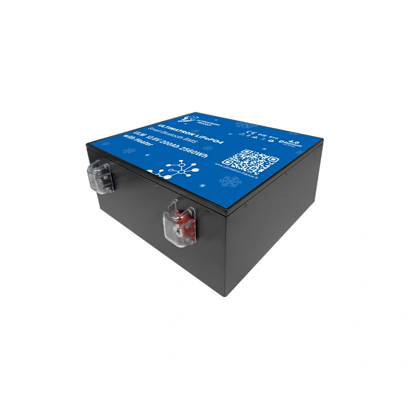*❄️Baterie LiFePO4 12,8V 200Ah Ultimatron Smart BMS s vyhříváním – pod sedadlo