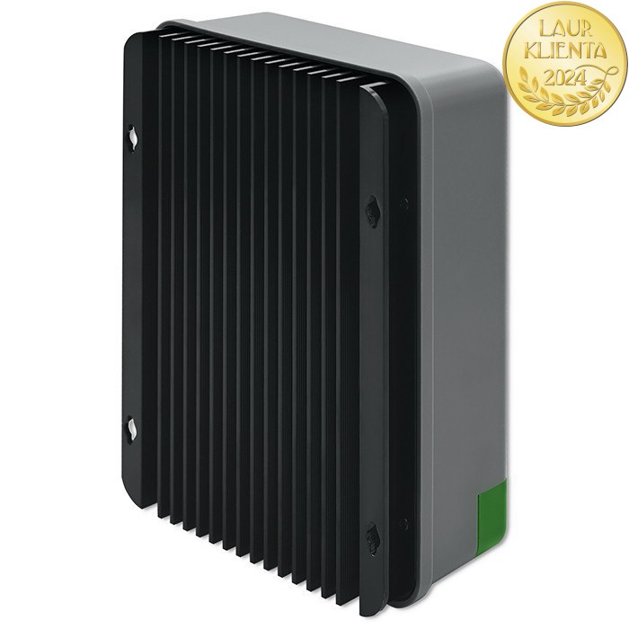 *Qoltec 53663 MPPT solární regulátor 40A | Ovládání přes Bluetooth aplikaci v mobilu | 12V / 24V | LCD |2 x USB | AGM / GEL / LiFePO₄