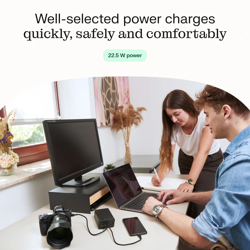 *GC PBGC30W Green Cell PowerPlay 30 – bílá powerbanka 30 000 mAh, 22,5 W, 4 porty