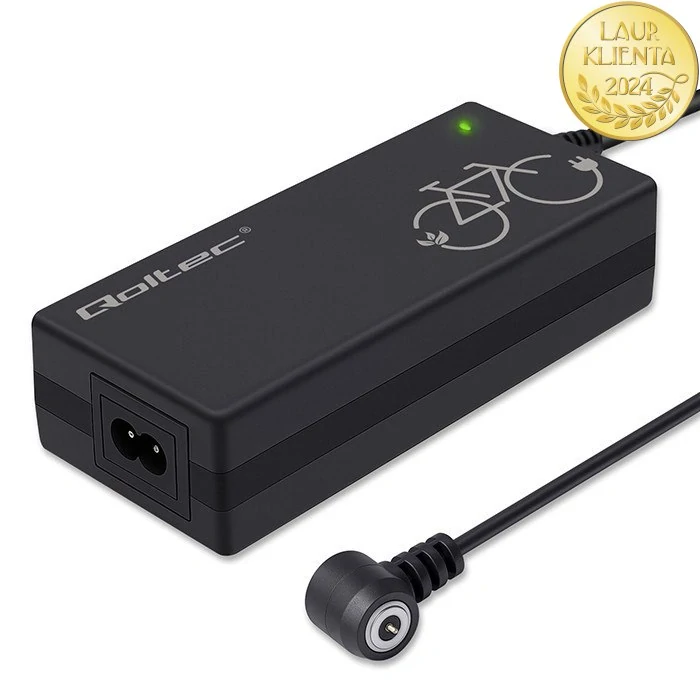 *Qoltec 52614 Nabíječka pro elektrokolo 36 V (42 V) 2 A | magnetický konektor Mi4 | Qoltec rychlonabíječka e-bike