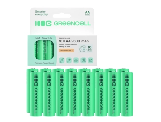 *Green Cell Dobíjecí baterie Ni-MH 16x AA HR6 2600 mAh