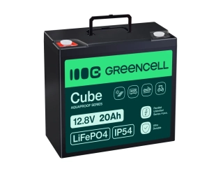 *Baterie LiFePO4 Green Cell LFPGC12V20AH LiFePO4 Baterie 12V, 12,8V 20Ah IP54 