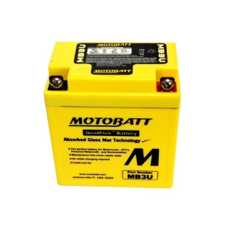 Motobatt MB5U 12V 7Ah AGM baterie | 90A CCA | Náhrada YB5L-B, 12N5-3B | Moto baterie vysoký výkon