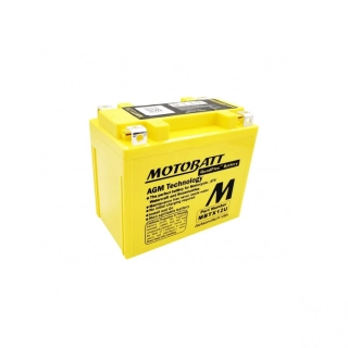 Motobatt MBTX12U AGM motobaterie 12V 14Ah 200A | Náhrada YTX12-BS, YTX14-BS, YTX14L-BS | Oficiální CZ distribuce