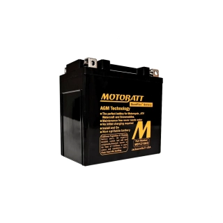 Motobatt MBYZ16HD AGM motobaterie 12V 16,5Ah 240A | Náhrada GYZ16H, YTX14H-BS, YTX14L-BS | Oficiální CZ distribuce