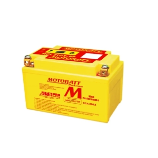 Motobatt MPLZ10S-HP 12V 4Ah lithiová motobaterie | 280A CCA, ultralehká Li baterie pro moto
