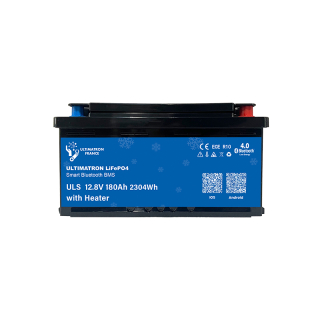 *❄️Podsedadlová / podsedačková LiFePO4 baterie 12,8V 180Ah 2304Wh Ultimatron – Smart BMS, vyhřívání, do auta, karavanu i lodě