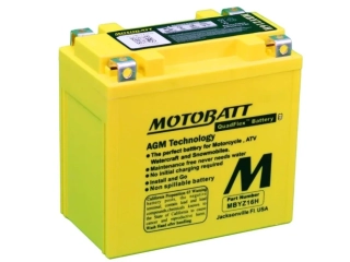 Motobatt MBYZ16H AGM motobaterie 12V 16,5Ah 260A | Náhrada GYZ16H, YTX14H-BS, YTX14L-BS | Oficiální CZ distribuce