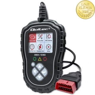 *Qoltec 50685 Digitální diagnostický tester Qoltec ProLine | OBD2 EOBD | 8V-25V | Duální systém